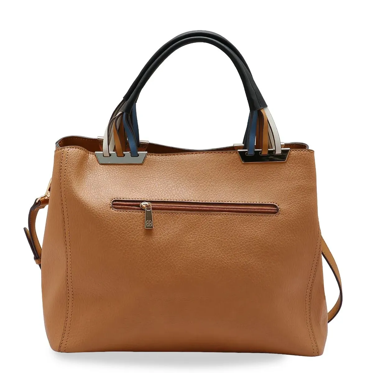 Bolsa Chenson Contemporâneo Chic marrom vista frontal com bolso externo